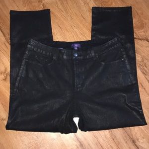 NYDJ Waxed Skinny Jeans